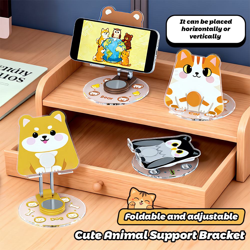 Phone Cases Officeworks - Cute Animal Phone Stand 360 Rotatable