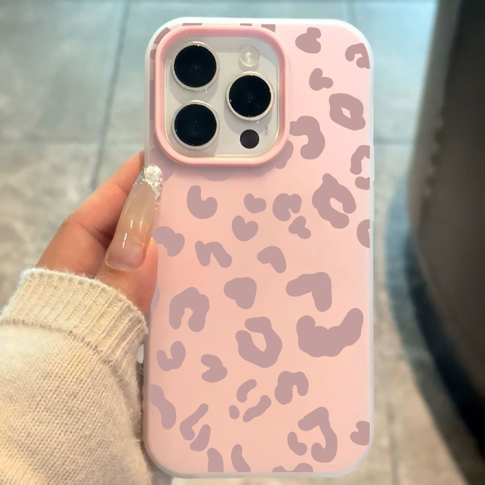 Phone Cases Xiaomi 14T - Leopard Print Candy Color SIlicone Phone