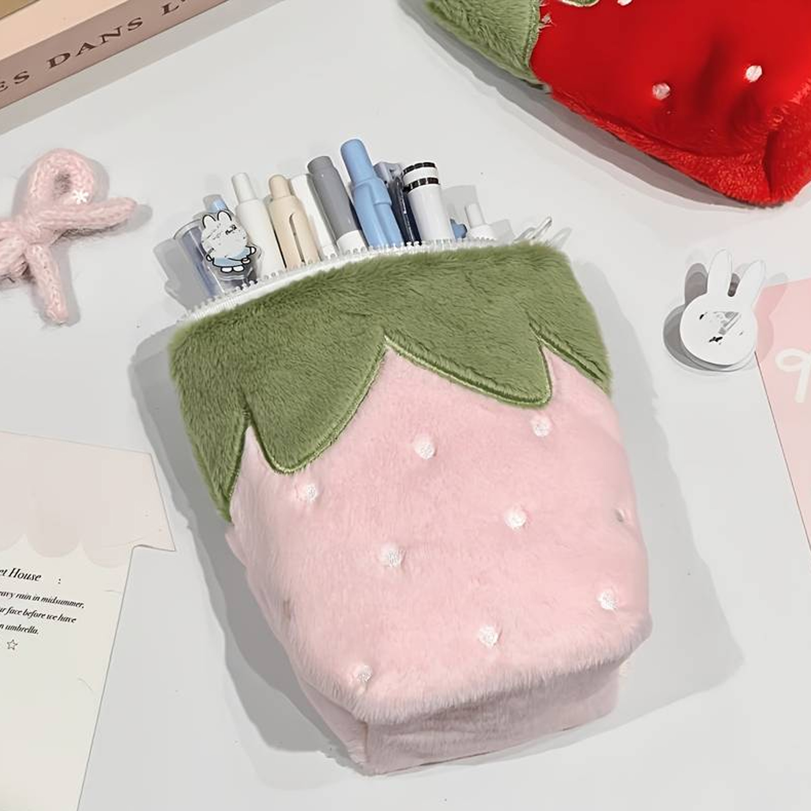 Phone Cases Officeworks - Japanese-Style Vintage Strawberry Vertical Pencil Case,