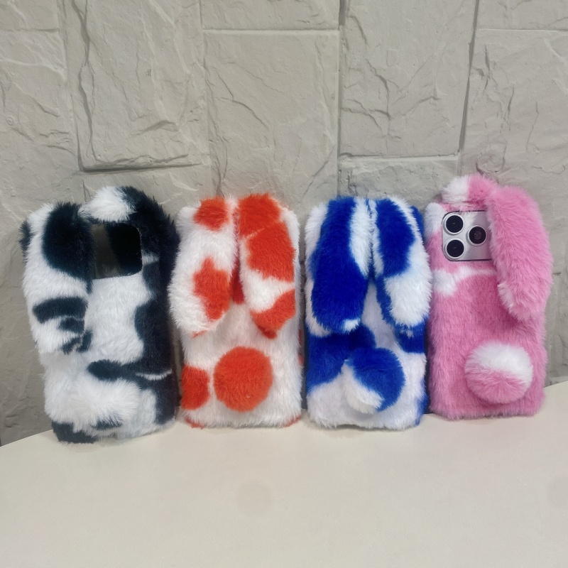 Phone Cases 13 - Cute Rabbit Design Fluffy Phone Cases