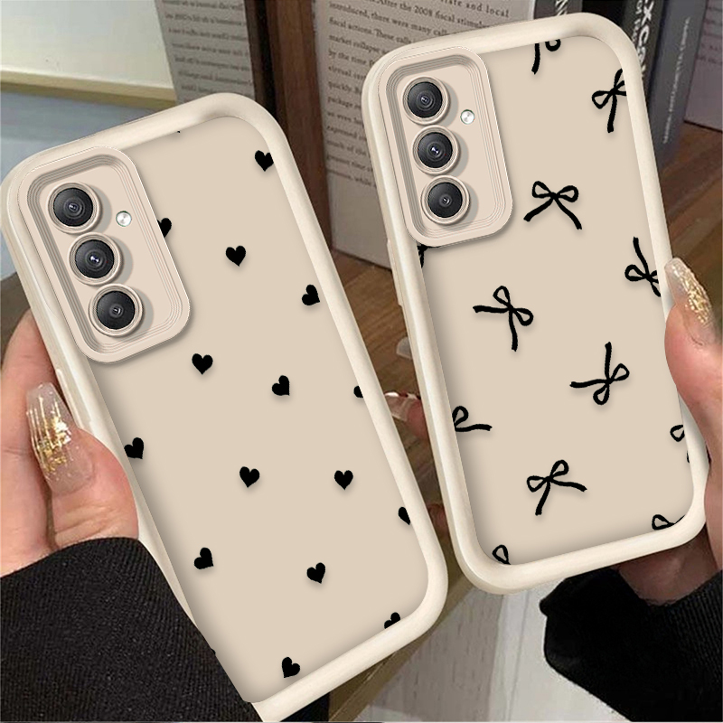 Black Love Heart Bowknot Case  - огляд і ціна Phone Cases Samsung