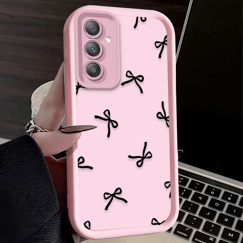 Black Love Heart Bowknot Case  - огляд і ціна Phone Cases Samsung