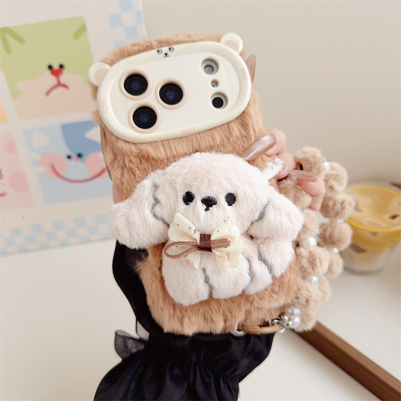 3D Cartoon Bowknot Puppy Warm  - огляд і ціна Phone Cases 13