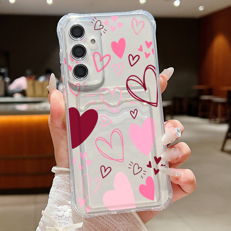 Love Heart Leaves Pattern Clea - огляд і ціна Phone Cases Galaxy A17