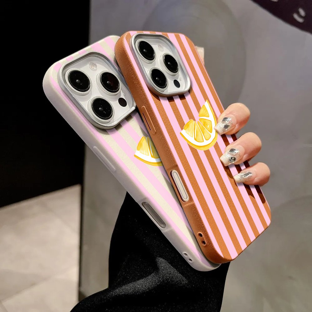 Lemon Pink Stripes Phone Case  - огляд і ціна Phone Cases Xiaomi 14T