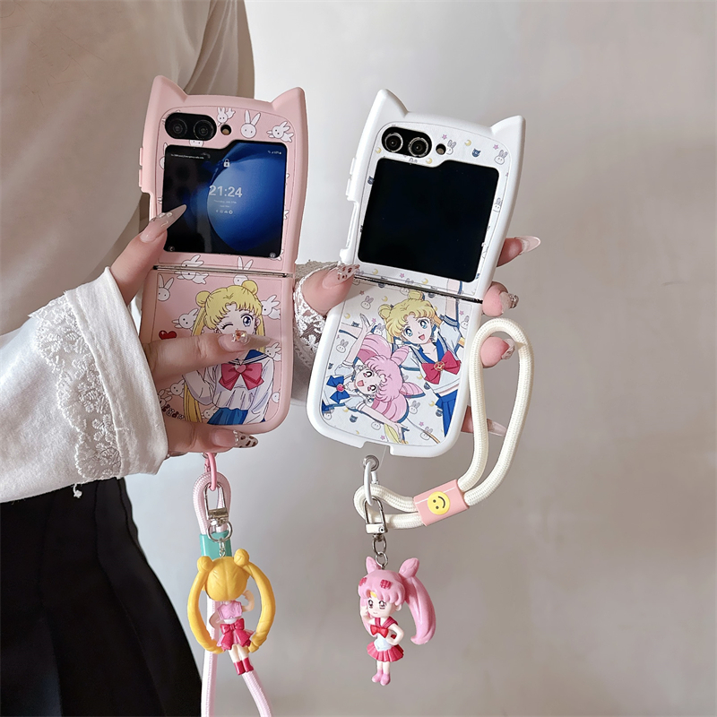 Cute Cartoon Japan Anime Sailo - огляд і ціна Phone Cases Z Flip 5