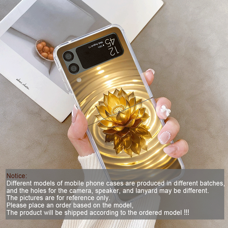 Creative Golden Lotus Flower P - огляд і ціна Phone Cases Z Flip 5