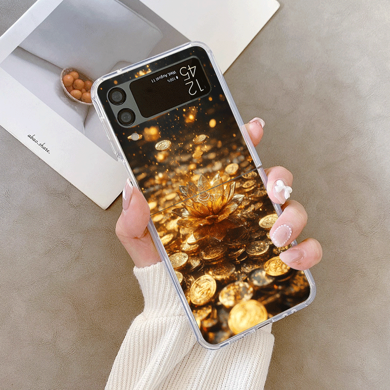 Creative Golden Lotus Flower P - огляд і ціна Phone Cases Z Flip 5