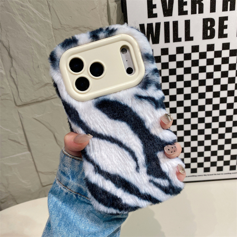 Luxury Zebra Pattern Fluffy Pl - огляд і ціна Phone Cases 13