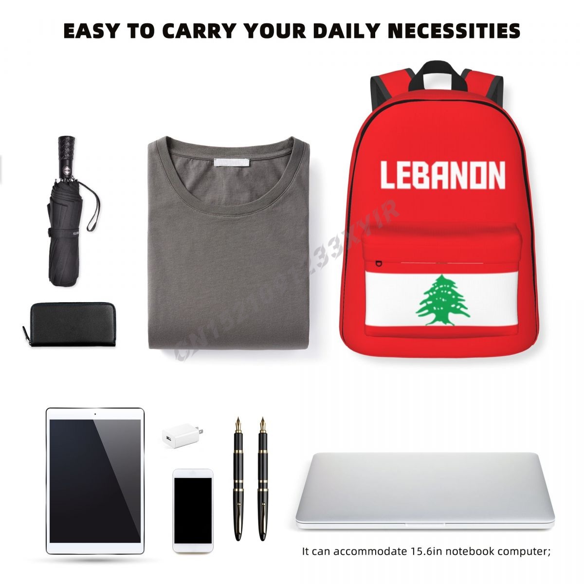 Unisex Backpack Lebanon Flag1  - огляд і ціна Phone Cases Lebanon