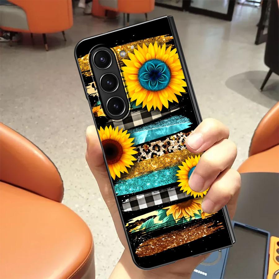 Zebra Striped Sunflower Back P - огляд і ціна Phone Cases Z Fold 7