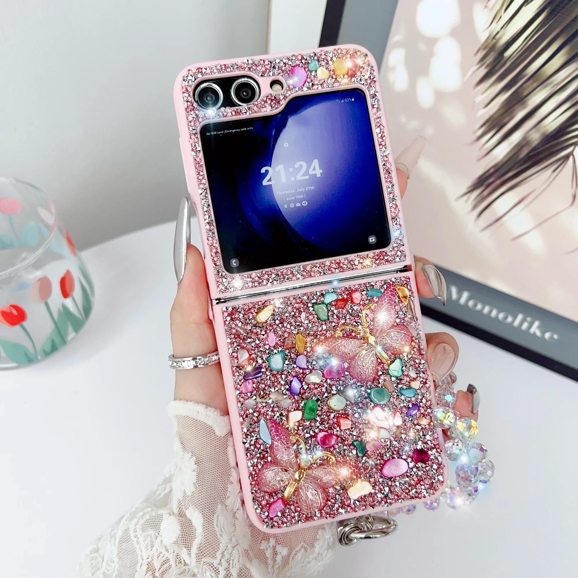 Luxury Glitter Phone Case For  - огляд і ціна Phone Cases Z Flip 5