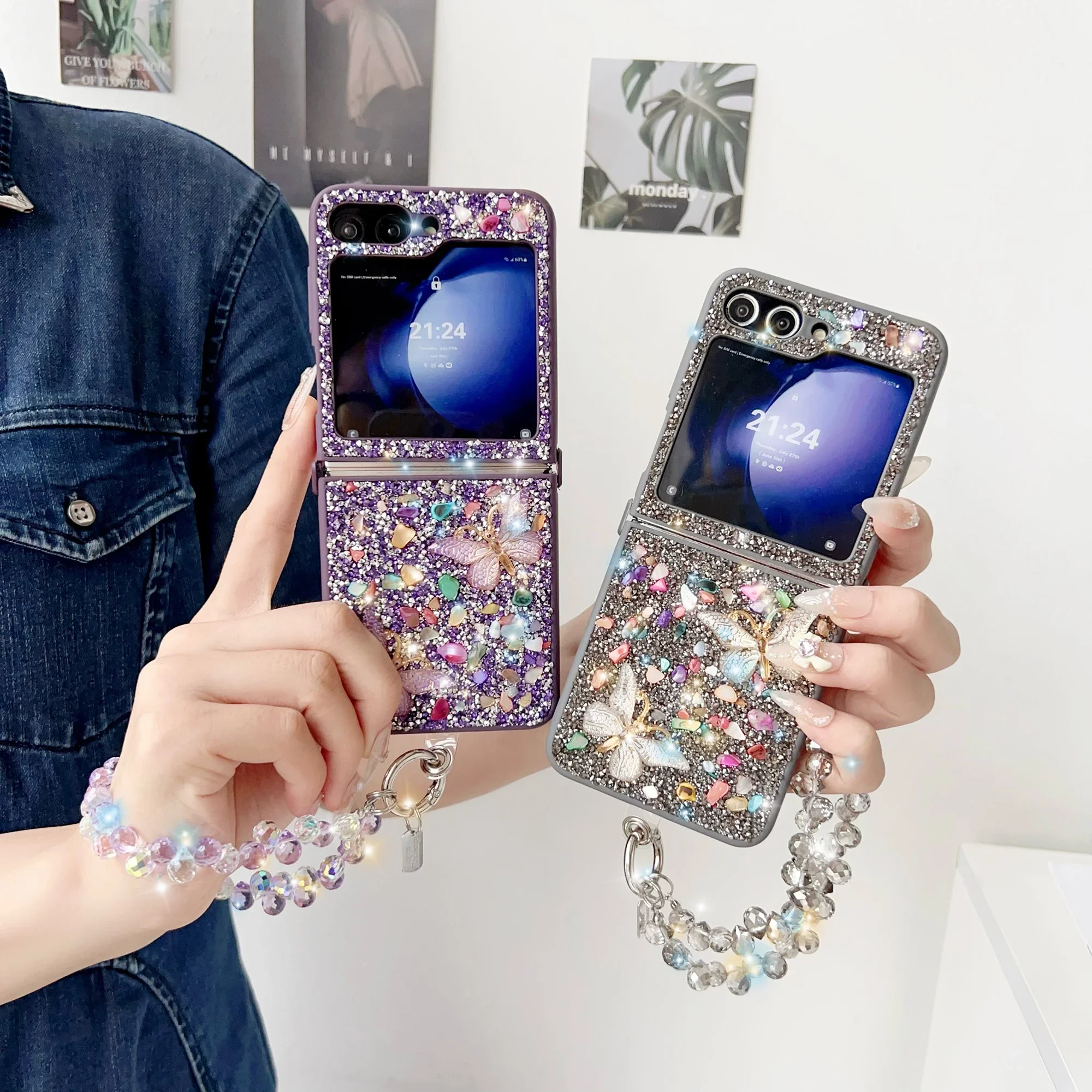 Luxury Glitter Phone Case For  - огляд і ціна Phone Cases Z Flip 5