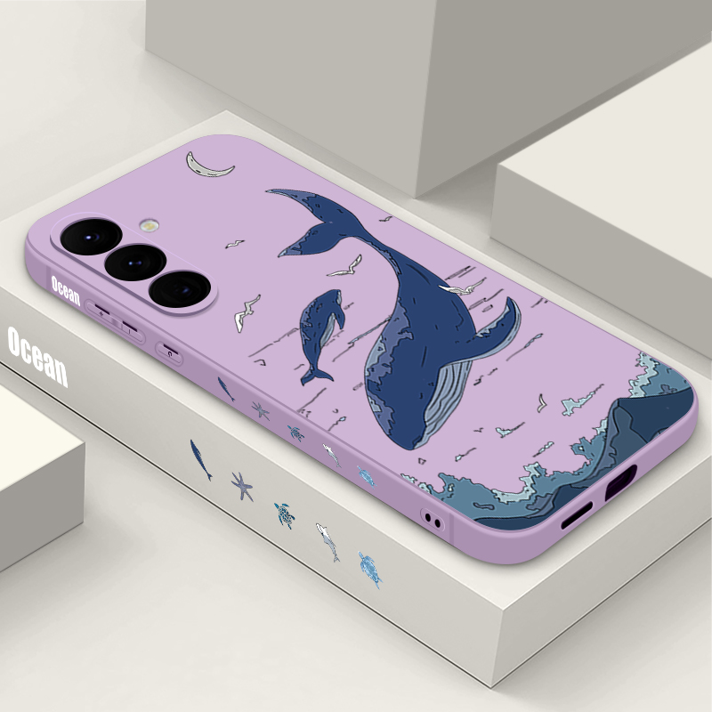 Whales Phone Case For Samsung  - огляд і ціна Phone Cases Galaxy A17