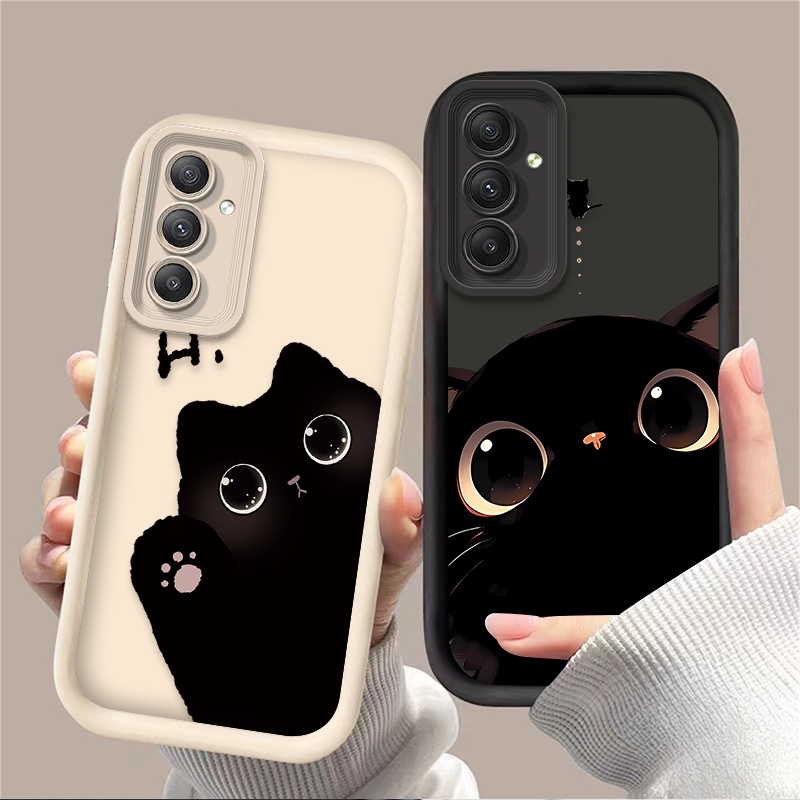 Lovely Big Eyed Cat Phone Case - огляд і ціна Phone Cases A14 Samsung