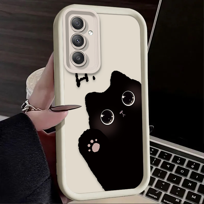 Lovely Big Eyed Cat Phone Case - огляд і ціна Phone Cases A14 Samsung