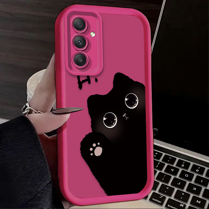 Lovely Big Eyed Cat Phone Case - огляд і ціна Phone Cases A14 Samsung