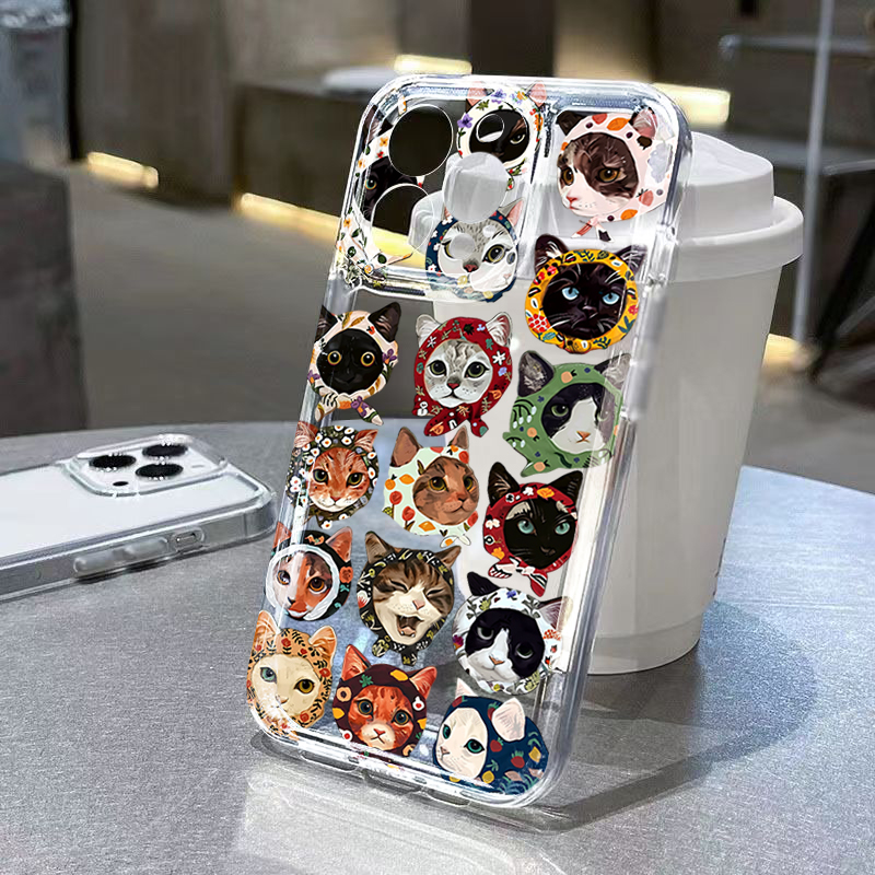 Cute Bandana Cat Clear Phone C - огляд і ціна Phone Cases Galaxy A17