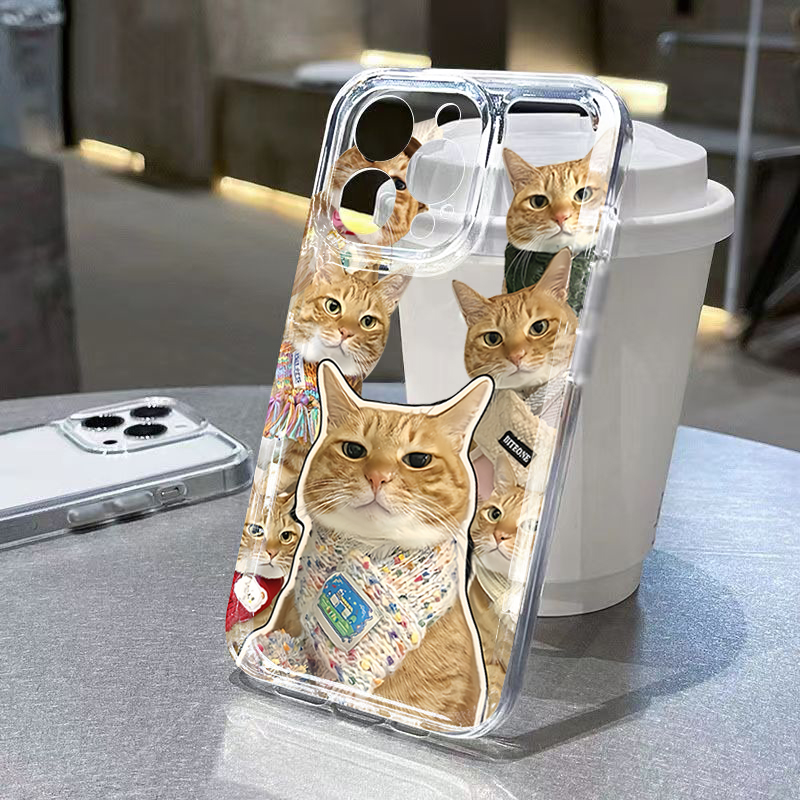 Cute Bandana Cat Clear Phone C - огляд і ціна Phone Cases Galaxy A17