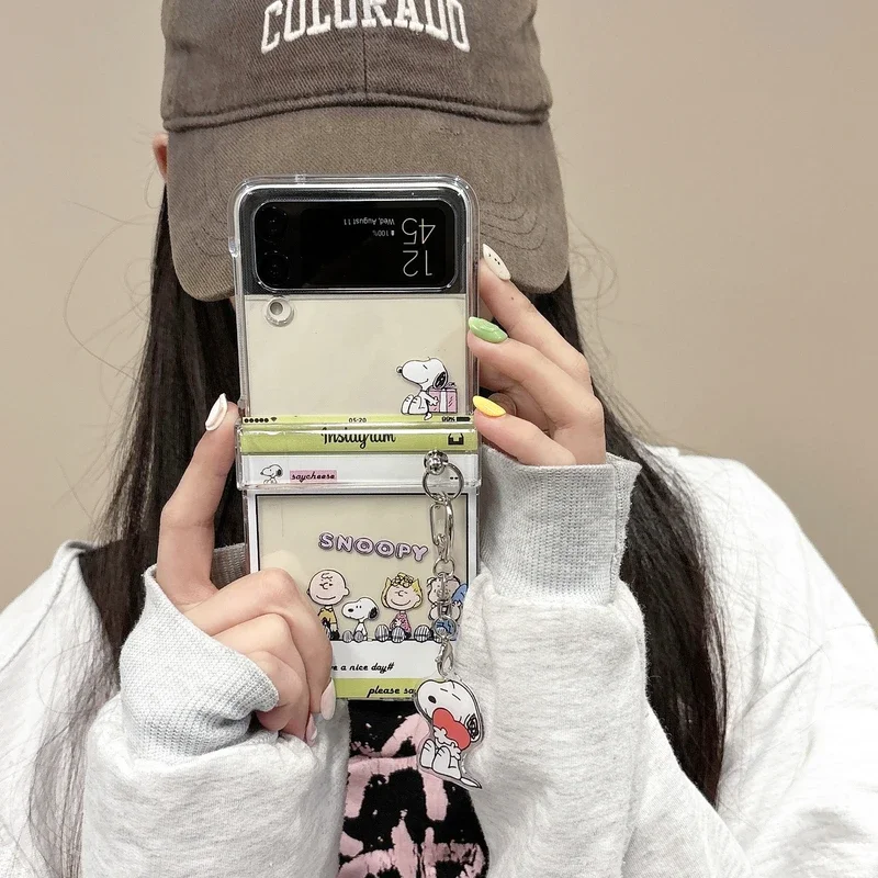 Cute Cartoon Snoopy Charlie Br - огляд і ціна Phone Cases Z Flip 5