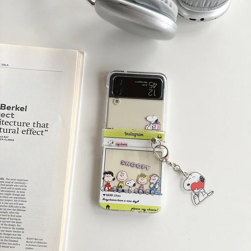 Cute Cartoon Snoopy Charlie Br - огляд і ціна Phone Cases Z Flip 5