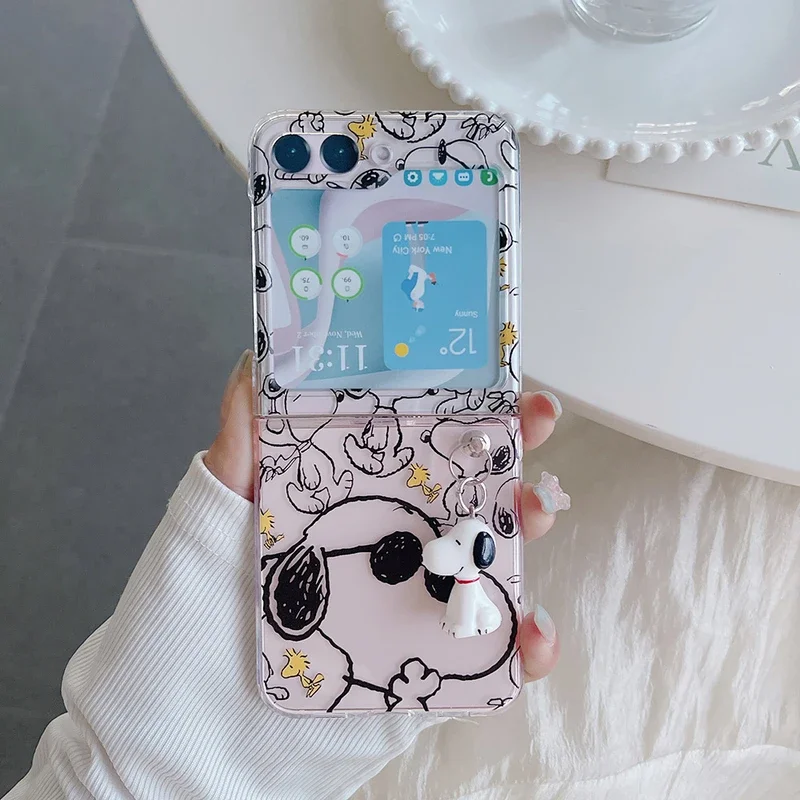 Cute Cartoon Snoopy Charlie Br - огляд і ціна Phone Cases Z Flip 5