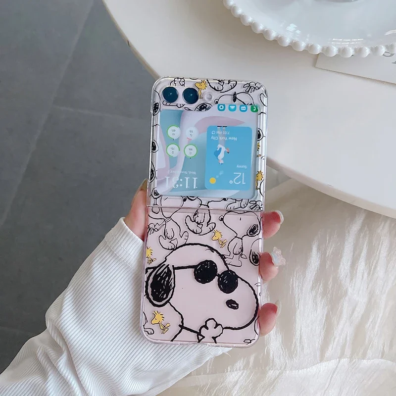 Cute Cartoon Snoopy Charlie Br - огляд і ціна Phone Cases Z Flip 5