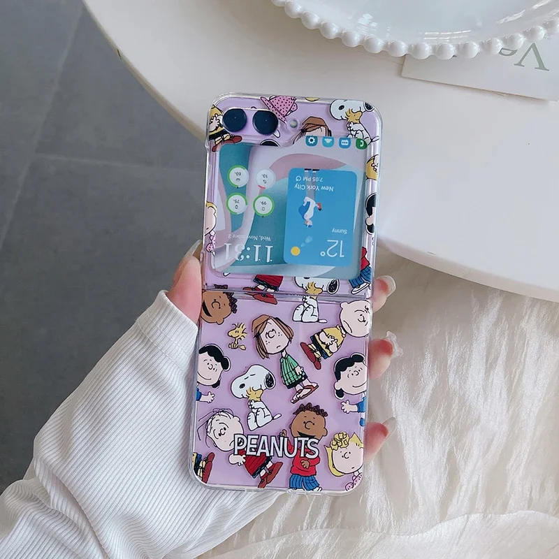 Cute Cartoon Snoopy Charlie Br - огляд і ціна Phone Cases Z Flip 5