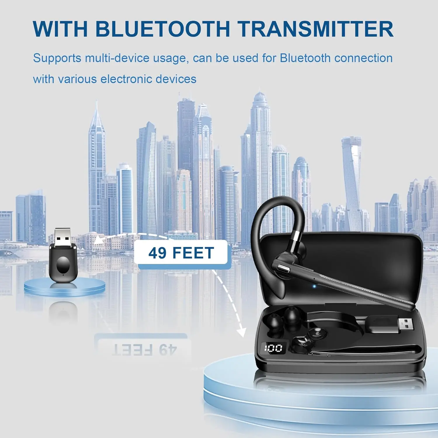 Bluetooth Headset Wireless Hea - огляд і ціна Phone Cases Officeworks