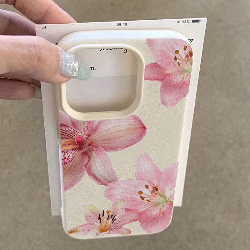 Pink Lily Lychee Texture Phone - огляд і ціна Phone Cases Samsung