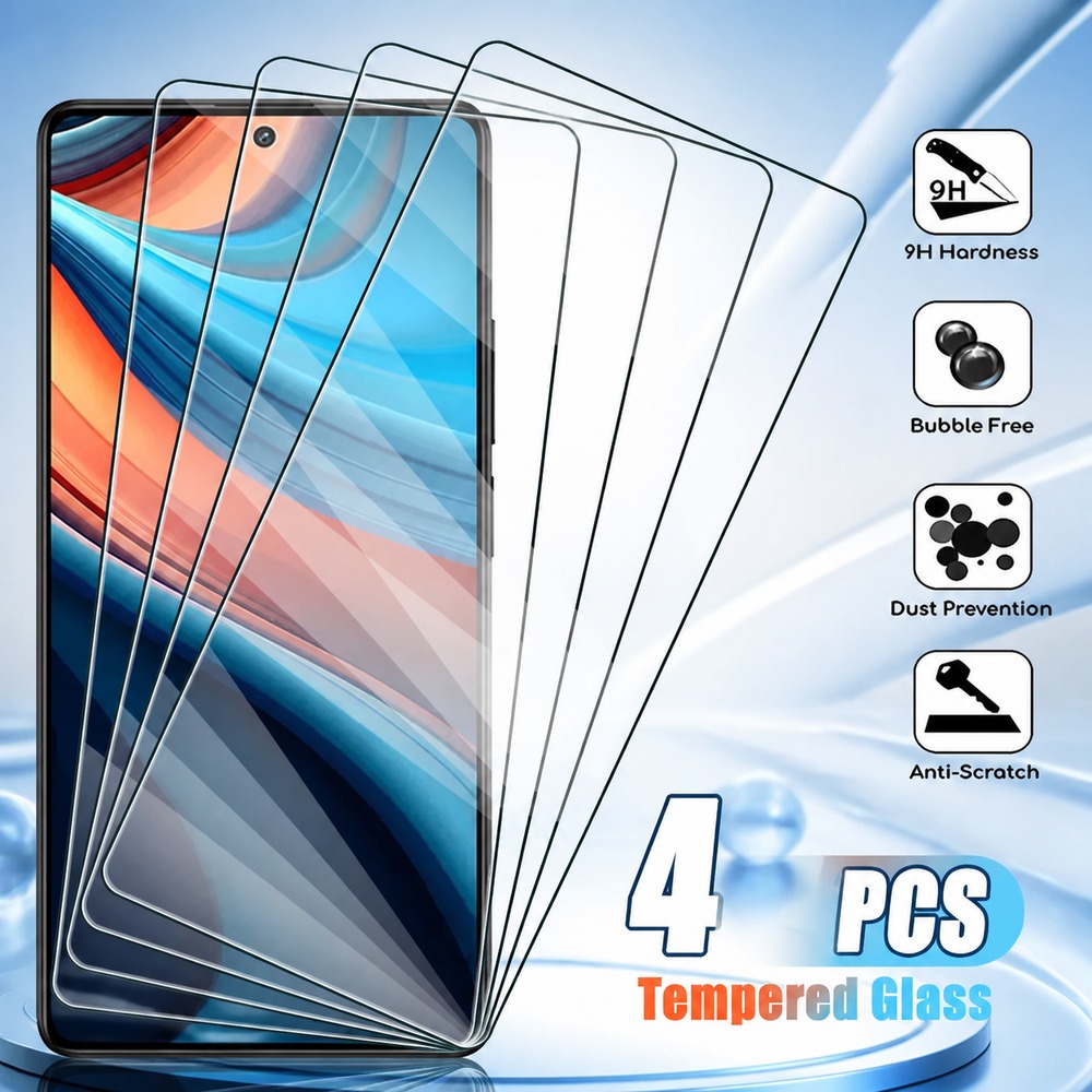 4PCS Tempered Glass For Realme - огляд і ціна Realme C67