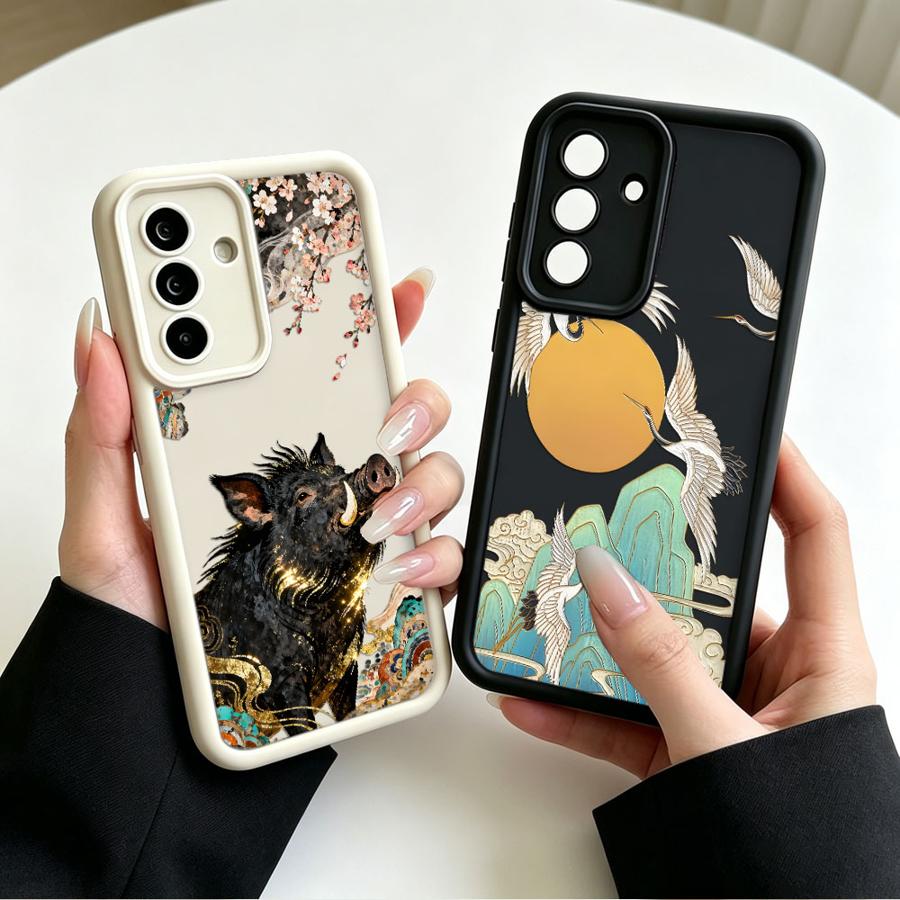 Cartoon Crane Wild Boar Phone  - огляд і ціна Phone Cases Galaxy A17