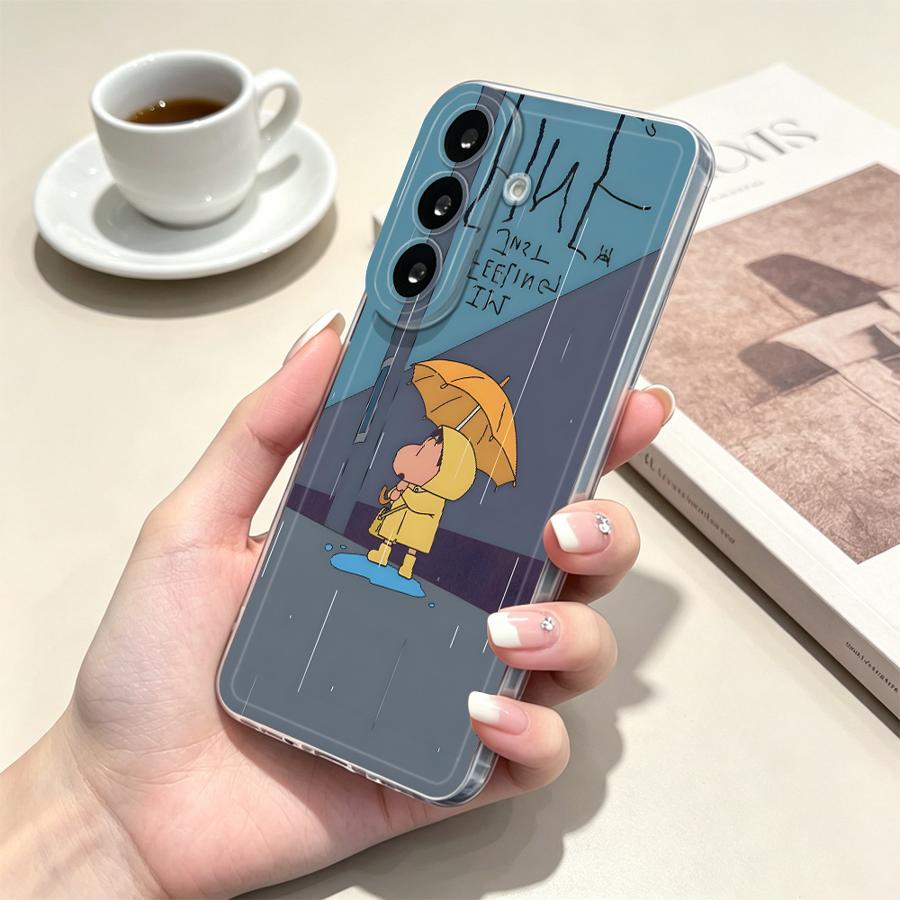 Yellow Umbrella Boy Phone Cove - огляд і ціна Phone Cases A14 Samsung