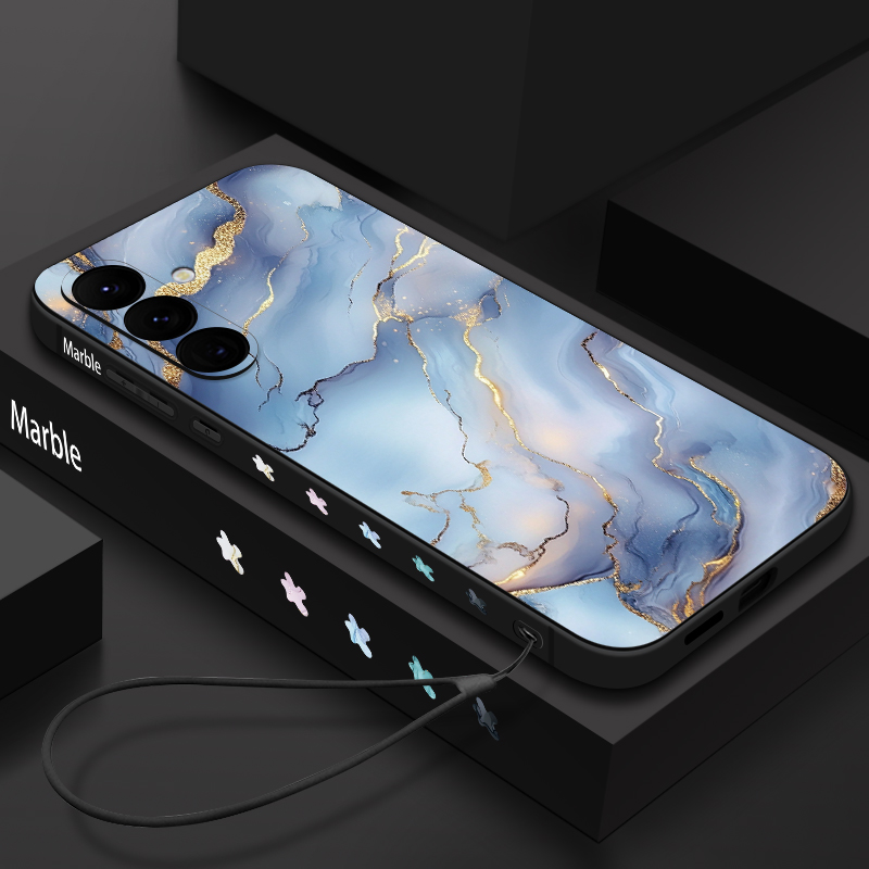 Marble Print Soft TPU Lanyard  - огляд і ціна Phone Cases Galaxy A17